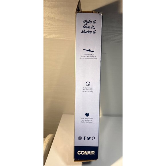 Conair Curing Iron Instant Heat 1-Inch CD87GNR 25 Heat Settings 30 Sec Heat-Up - Picture 2 of 4